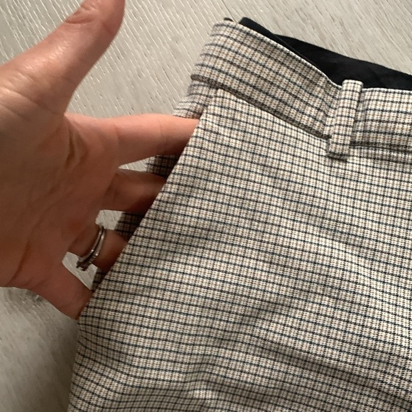 Theory women’s plaid ankle pants size 2‎  classic casual cropped career - Picture 11 of 13